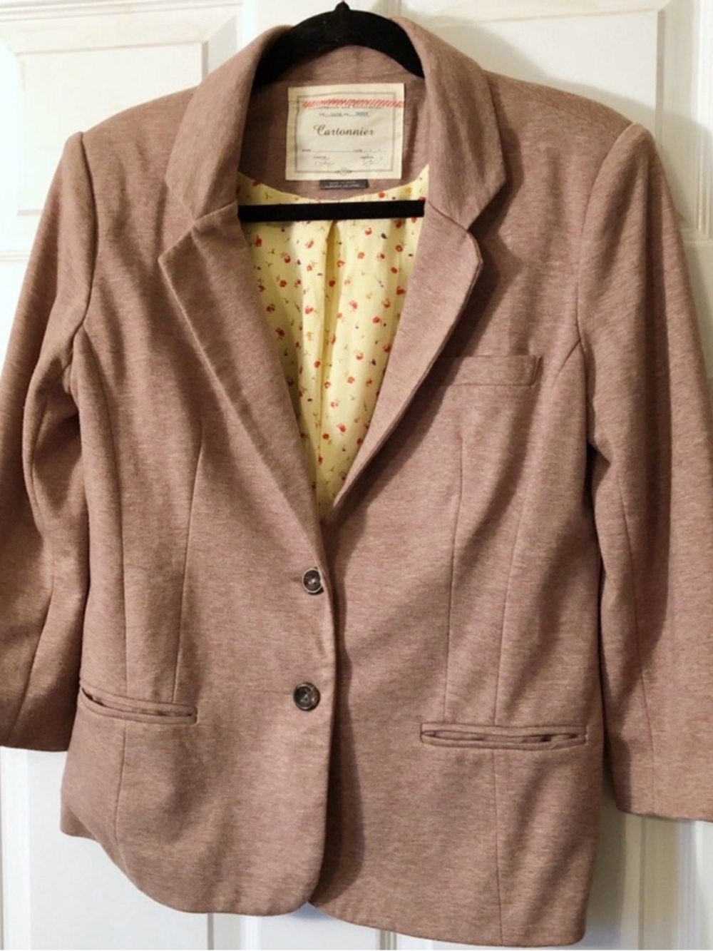 Anthropologie Cartonnier ponte knit blazer